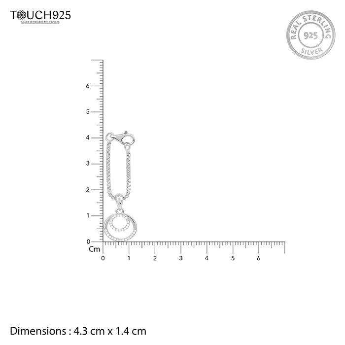 Radiant Circle Charm - Touch925