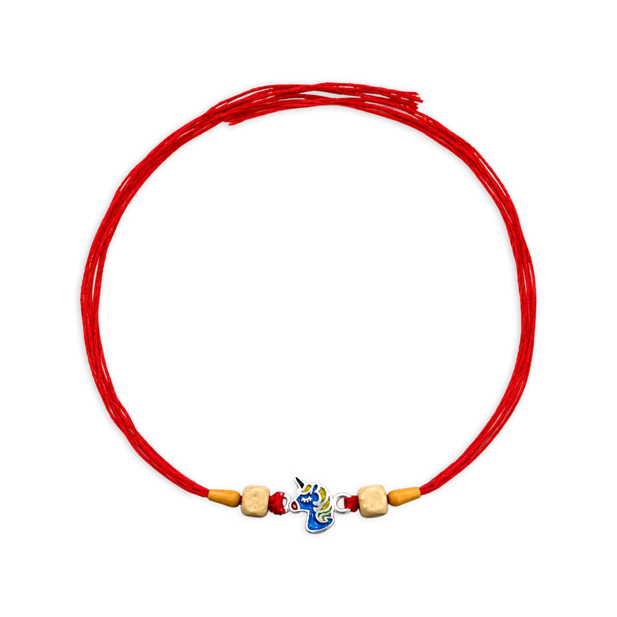 Unicorn Silver Rakhi for Kids