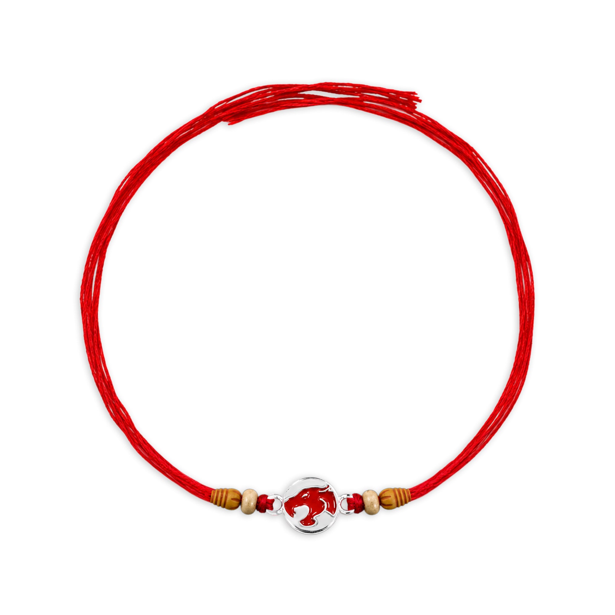 Tiger Face Silver Rakhi