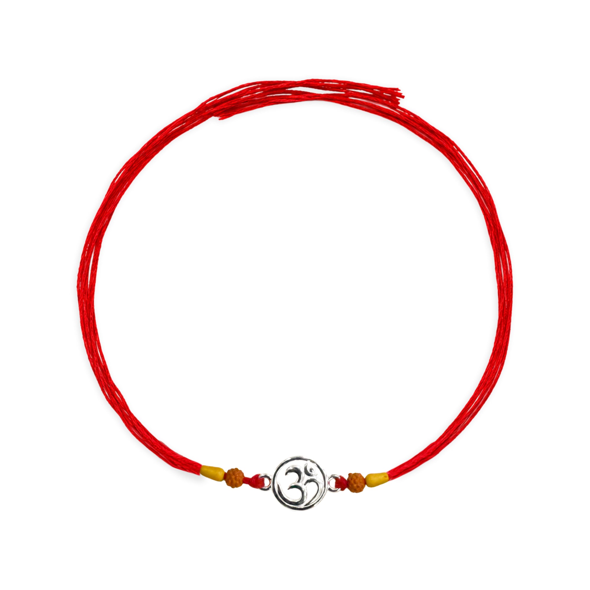 Om Silver Rakhi