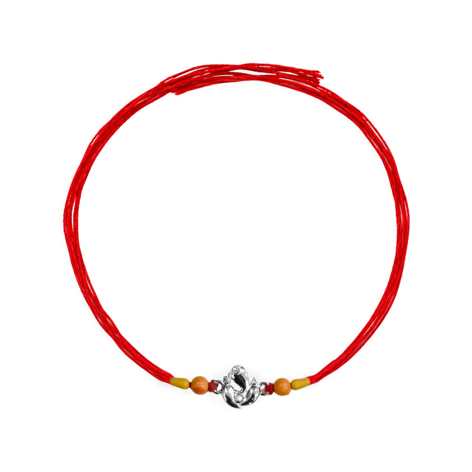 Ganesha Silver Rakhi