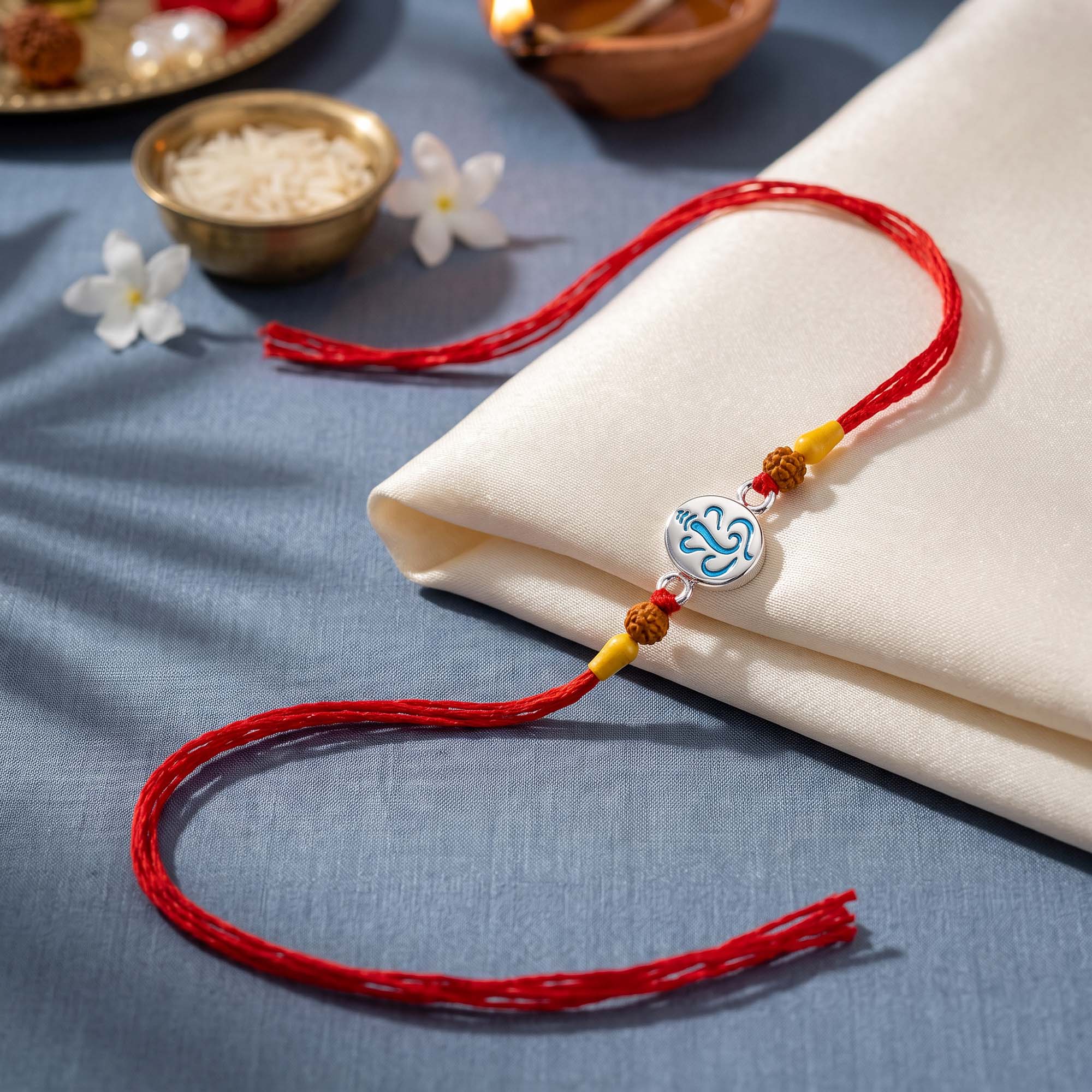 Blue Ganesha Rakhi