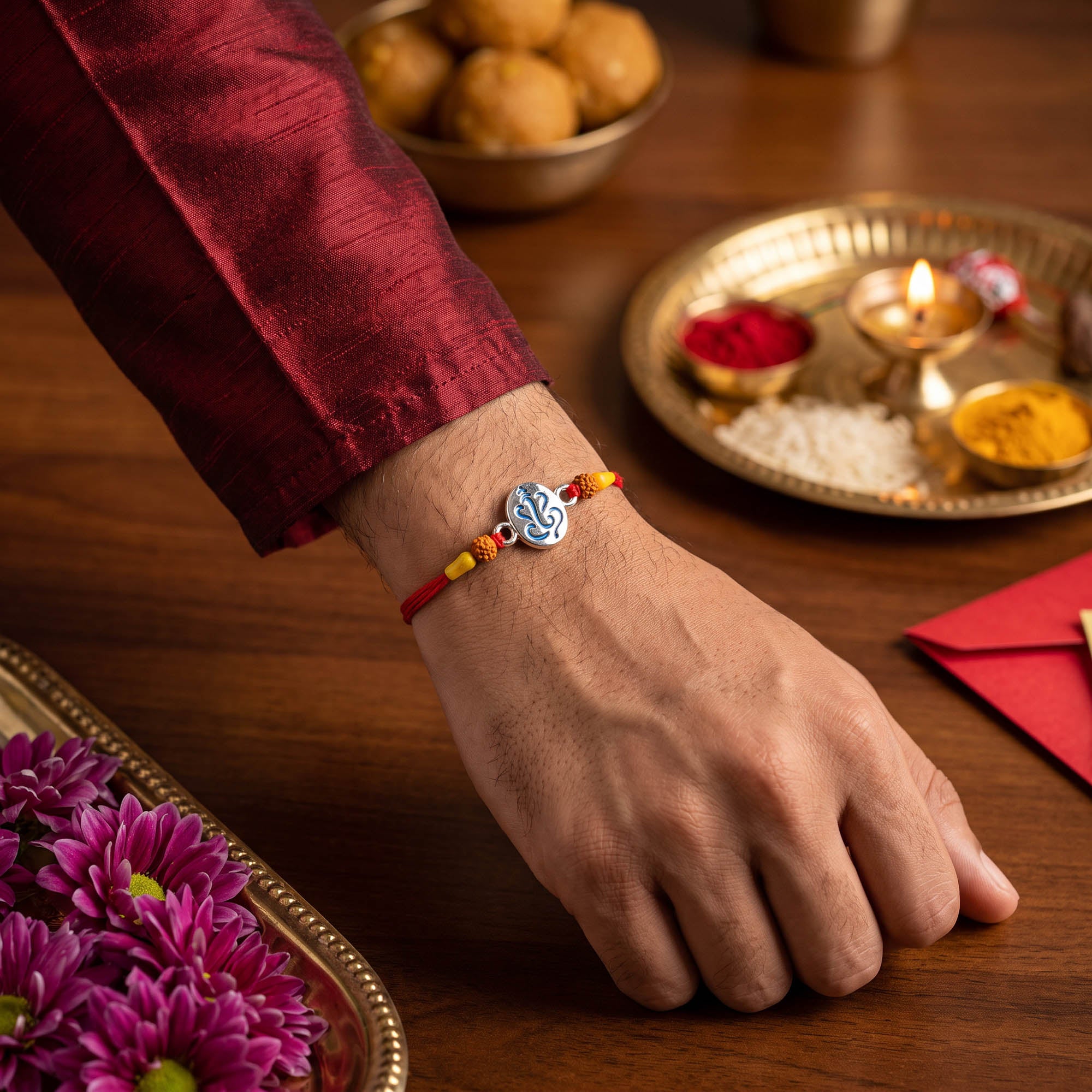 Blue Ganesha Rakhi