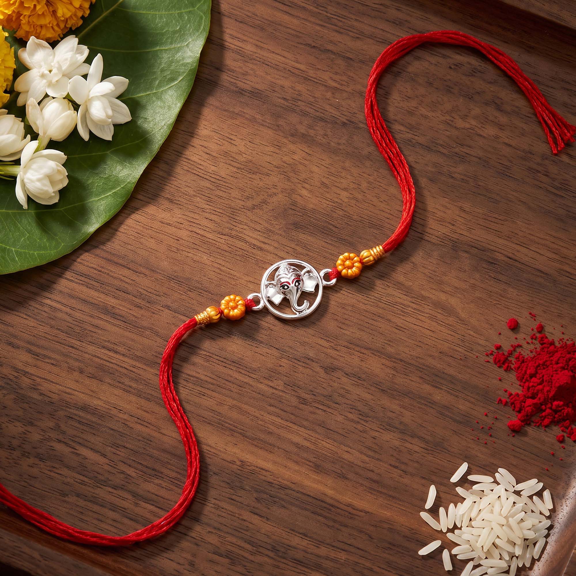 Auspicious Ganesha Rakhi