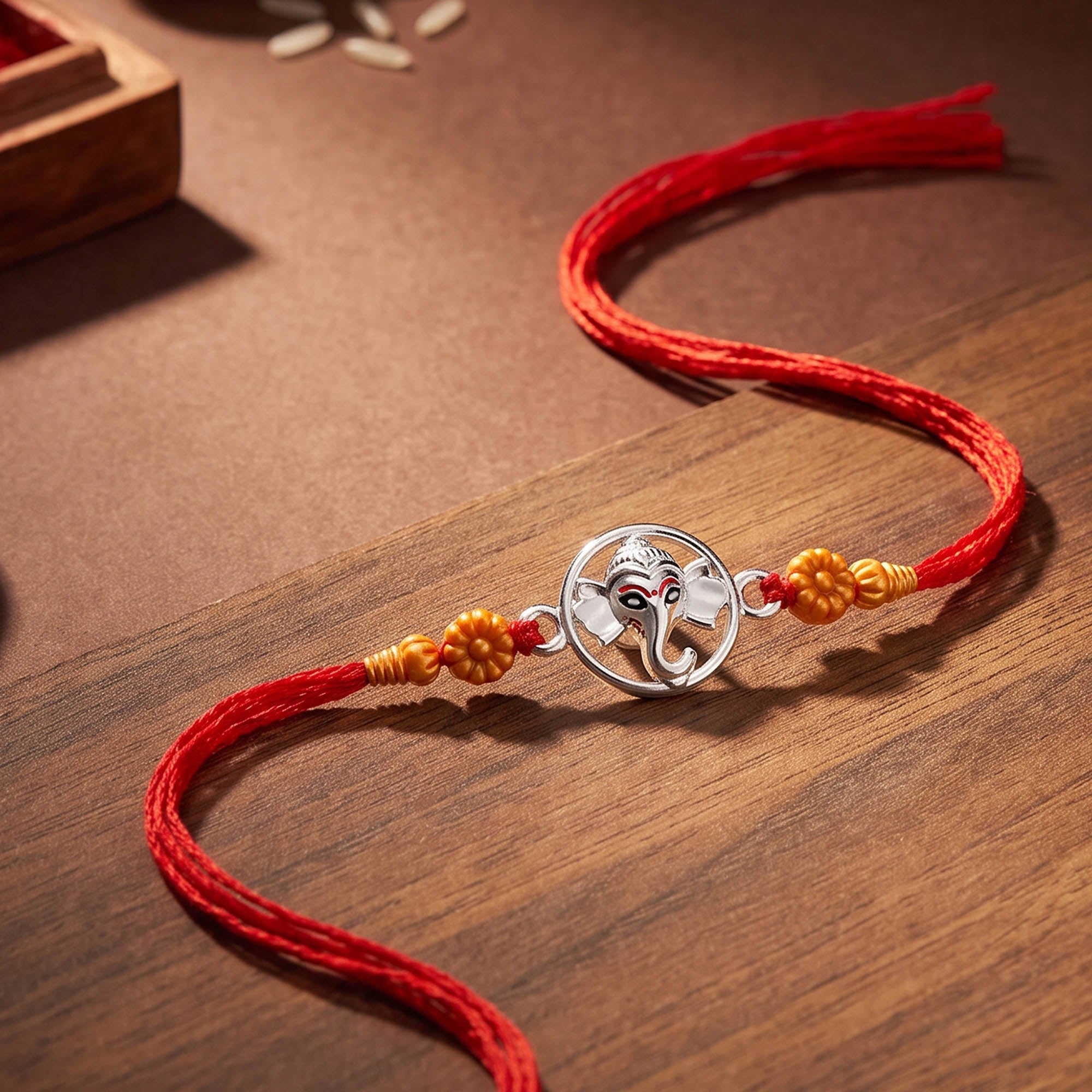 Auspicious Ganesha Rakhi