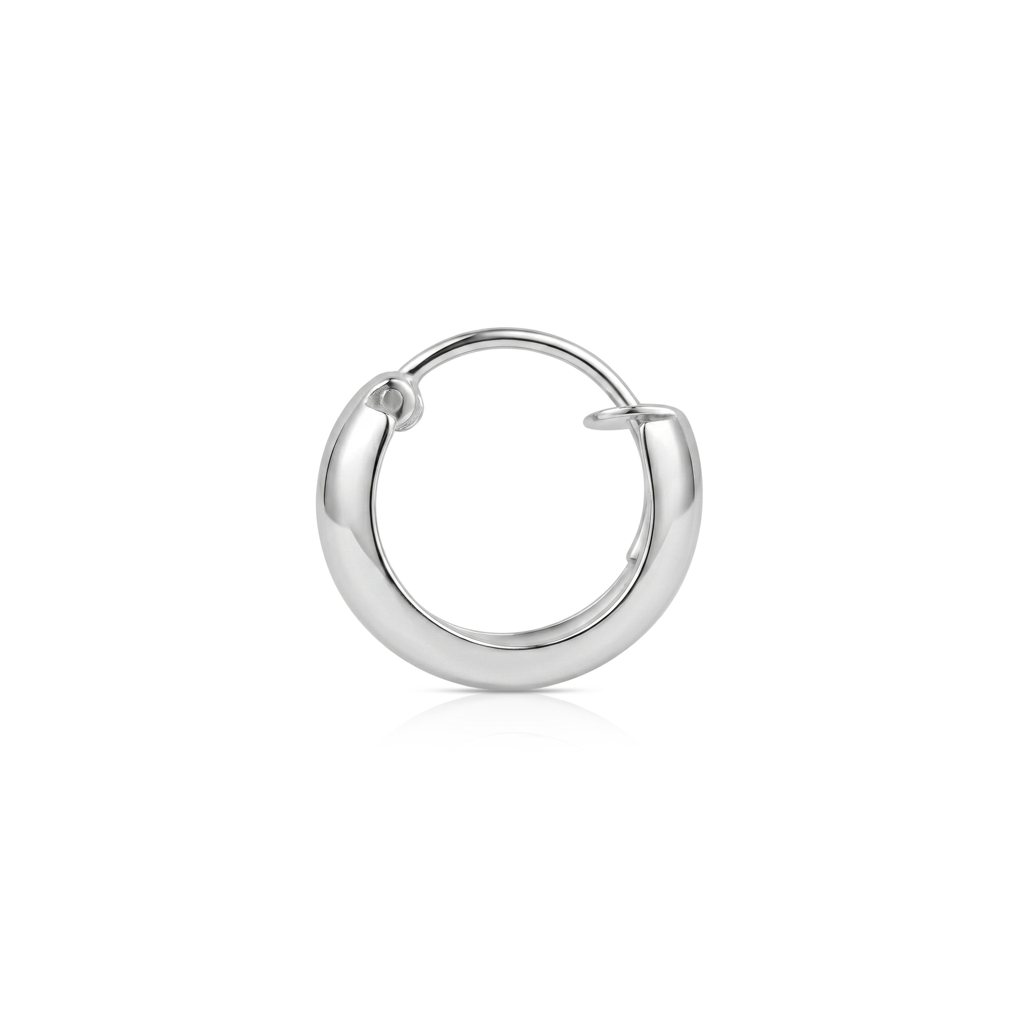 Minimalist Wide Hoop Earring