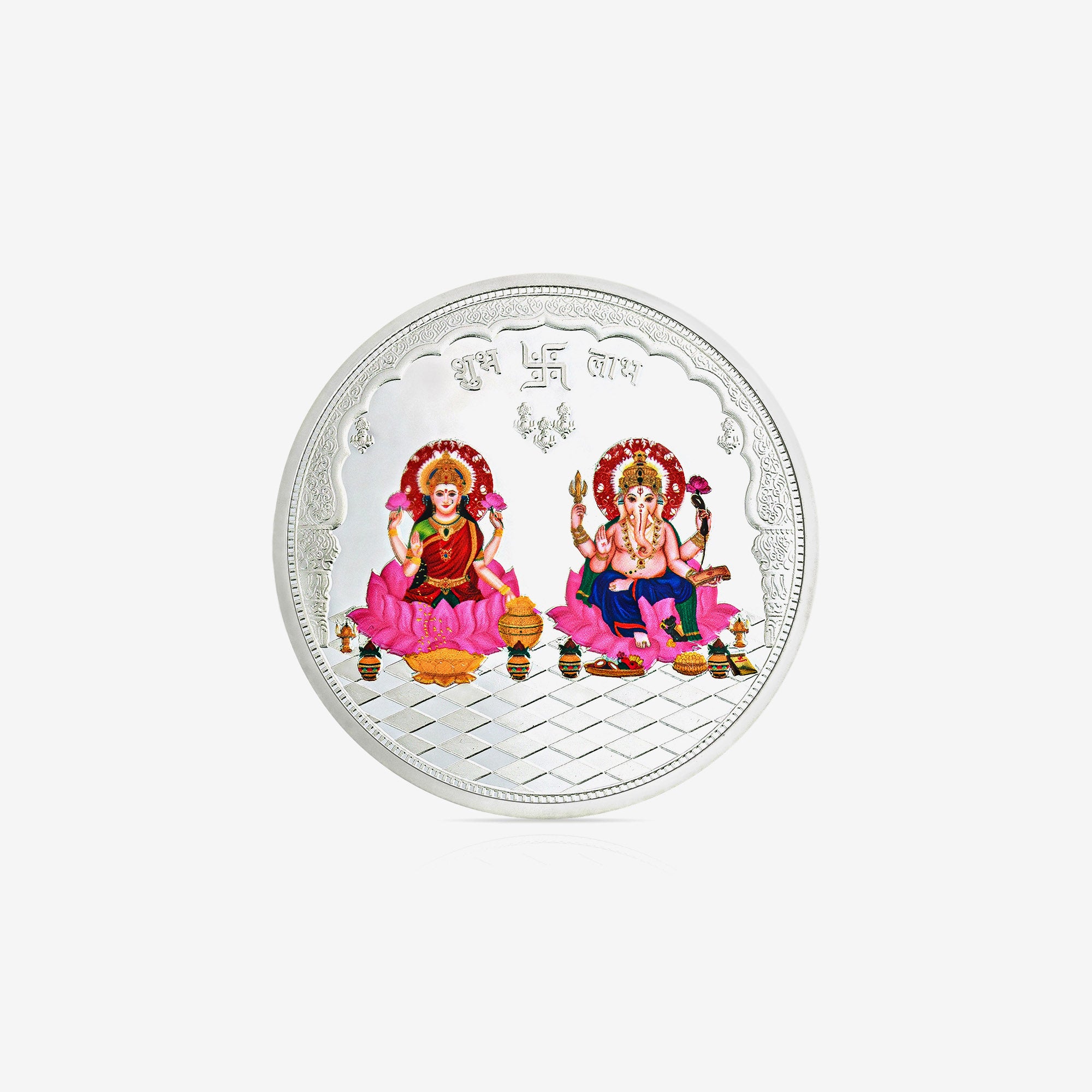 10-100g Lakshmi Ganesh Pure 999 Silver Coin