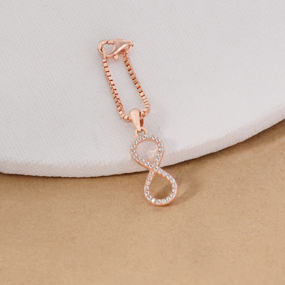 Sparkle Infinity Charm - Touch925 Silver Jewellery