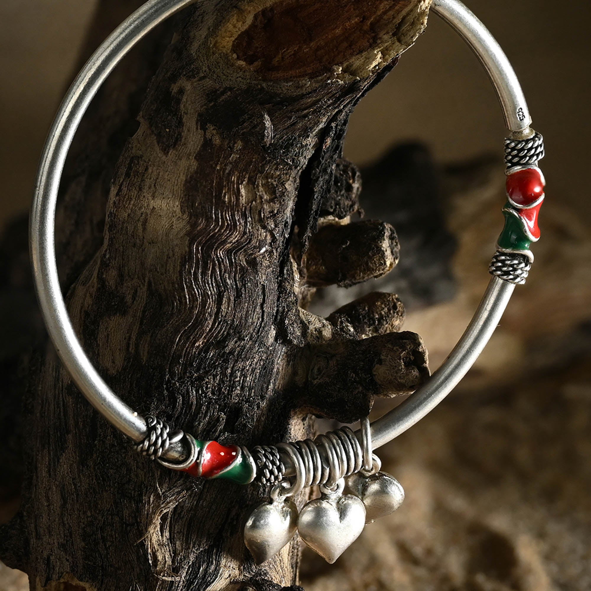 Love Knot Heart Kada