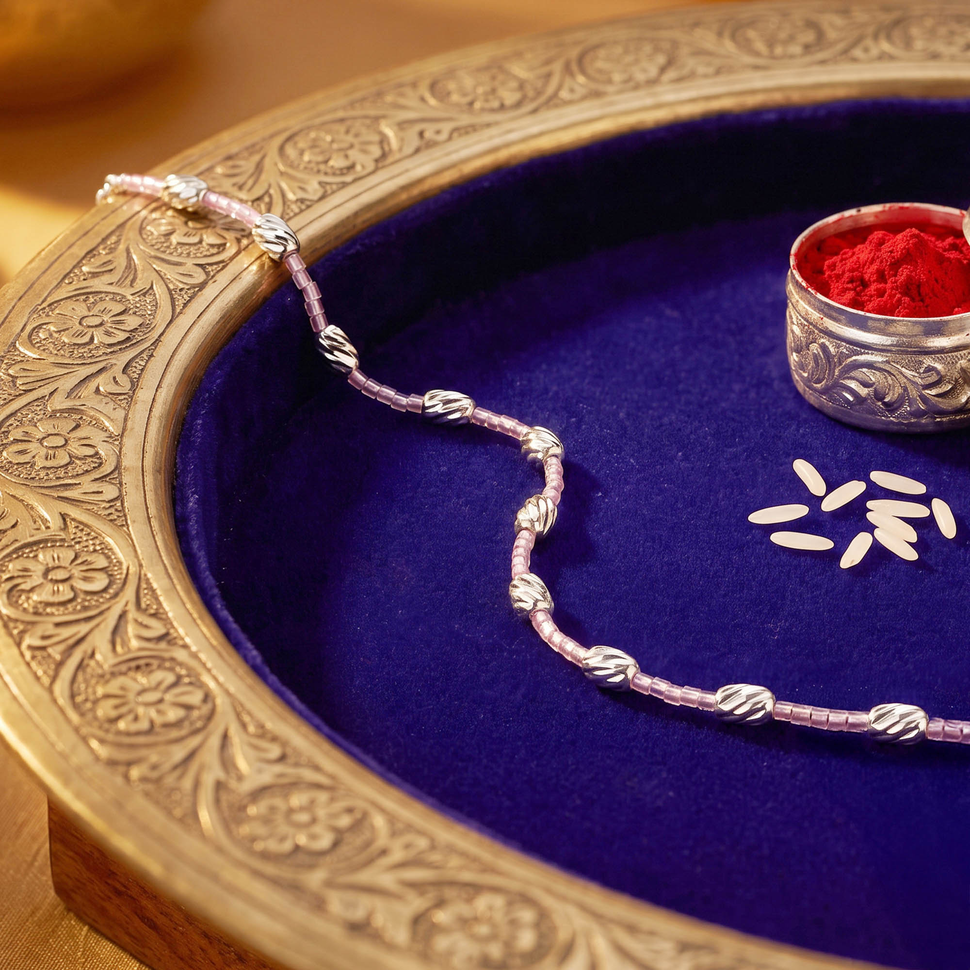 Beaded Shine Kids Rakhi