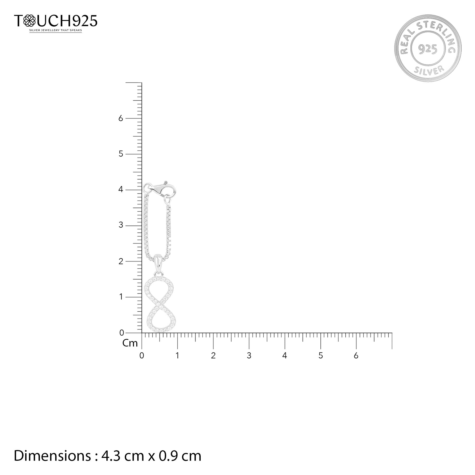 Sparkle Infinity Charm