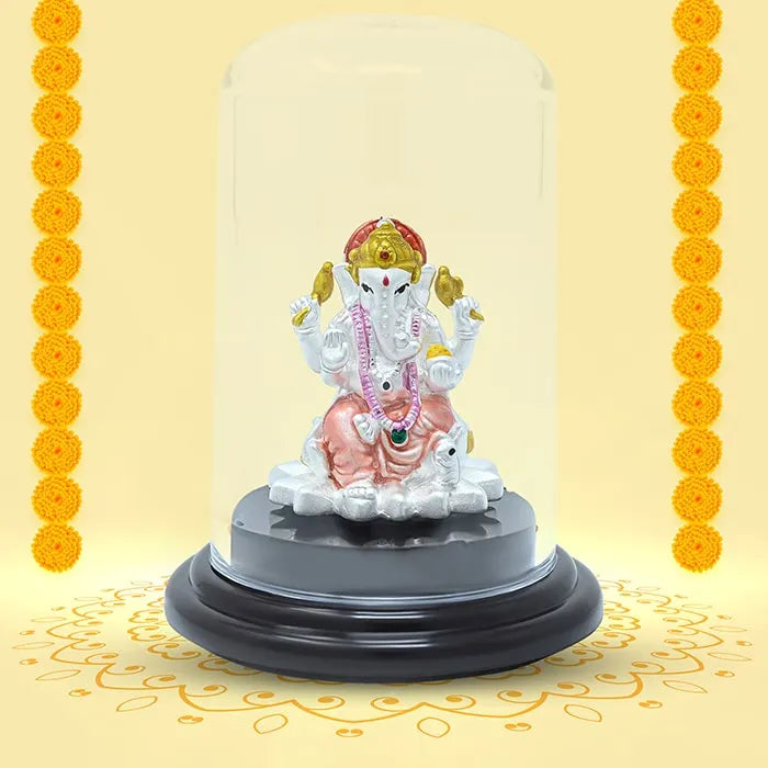 999 Silver Ganpati Brilliance Idol - Touch925