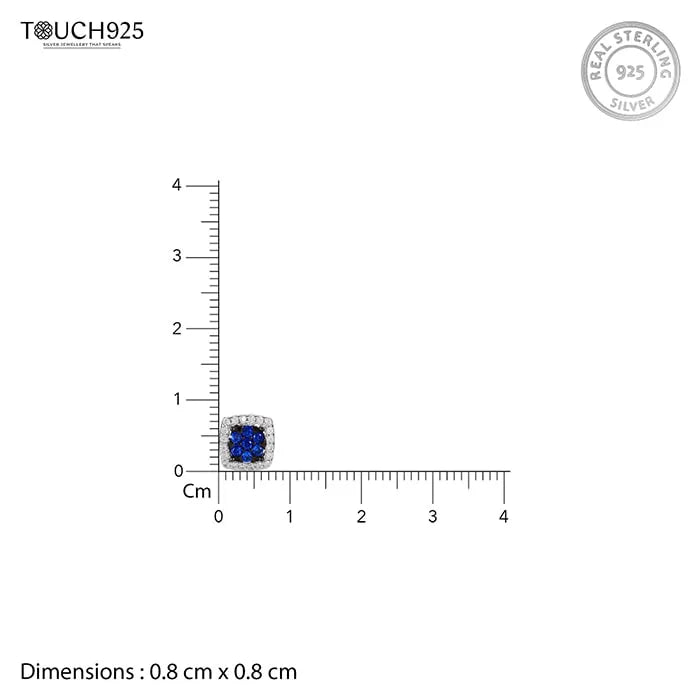 Blossom CZ Square tops - Touch925