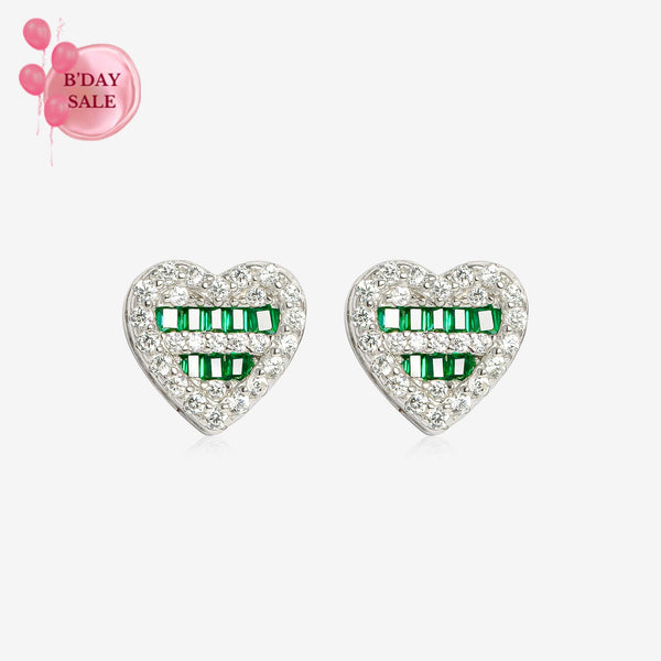 Chunky Heart CZ Tops - Touch925