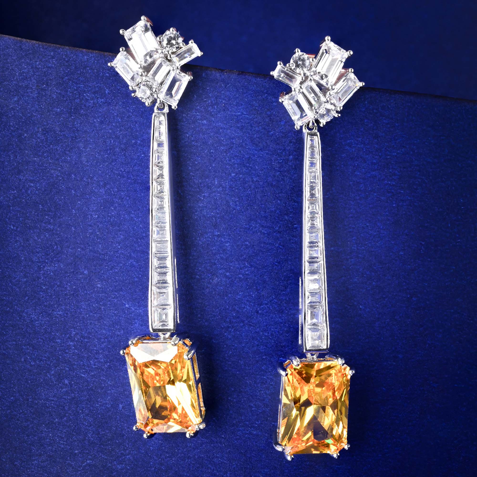 Sapphire Drop Earrings