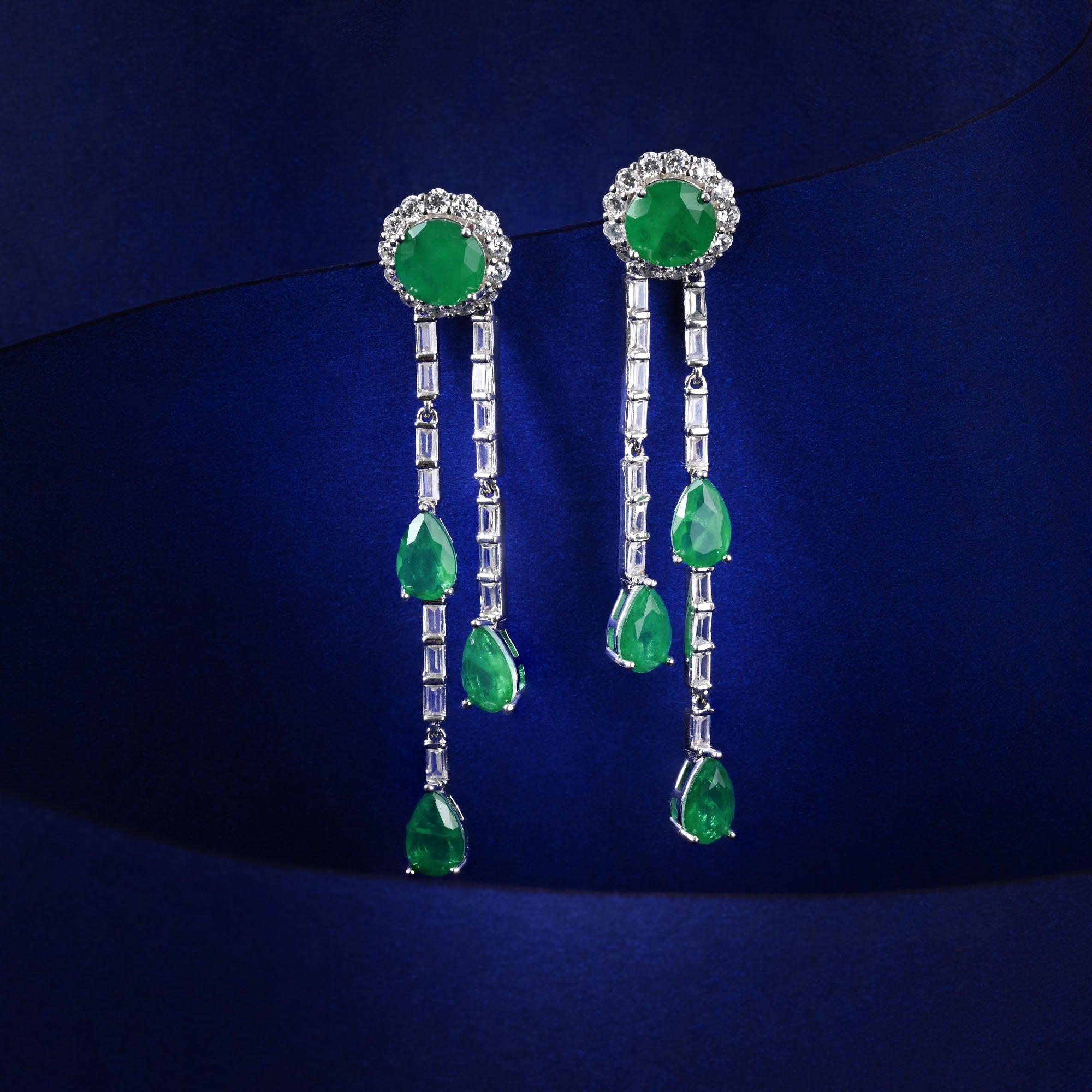 Emerald Drop Earrings
