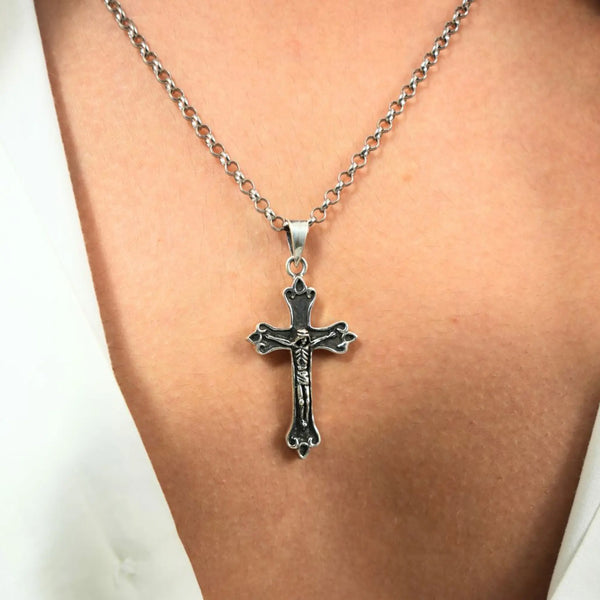 The Divine Sentinel Cross Locket