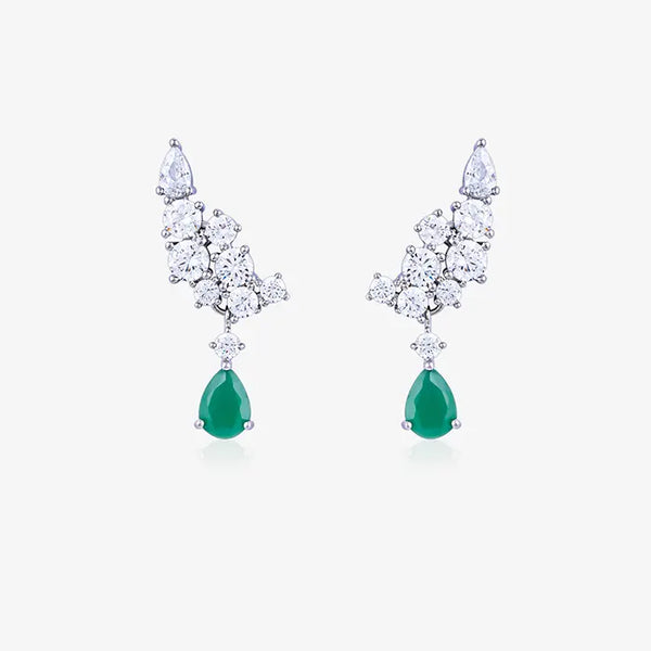 Timeless Dainty Green CZ Tops