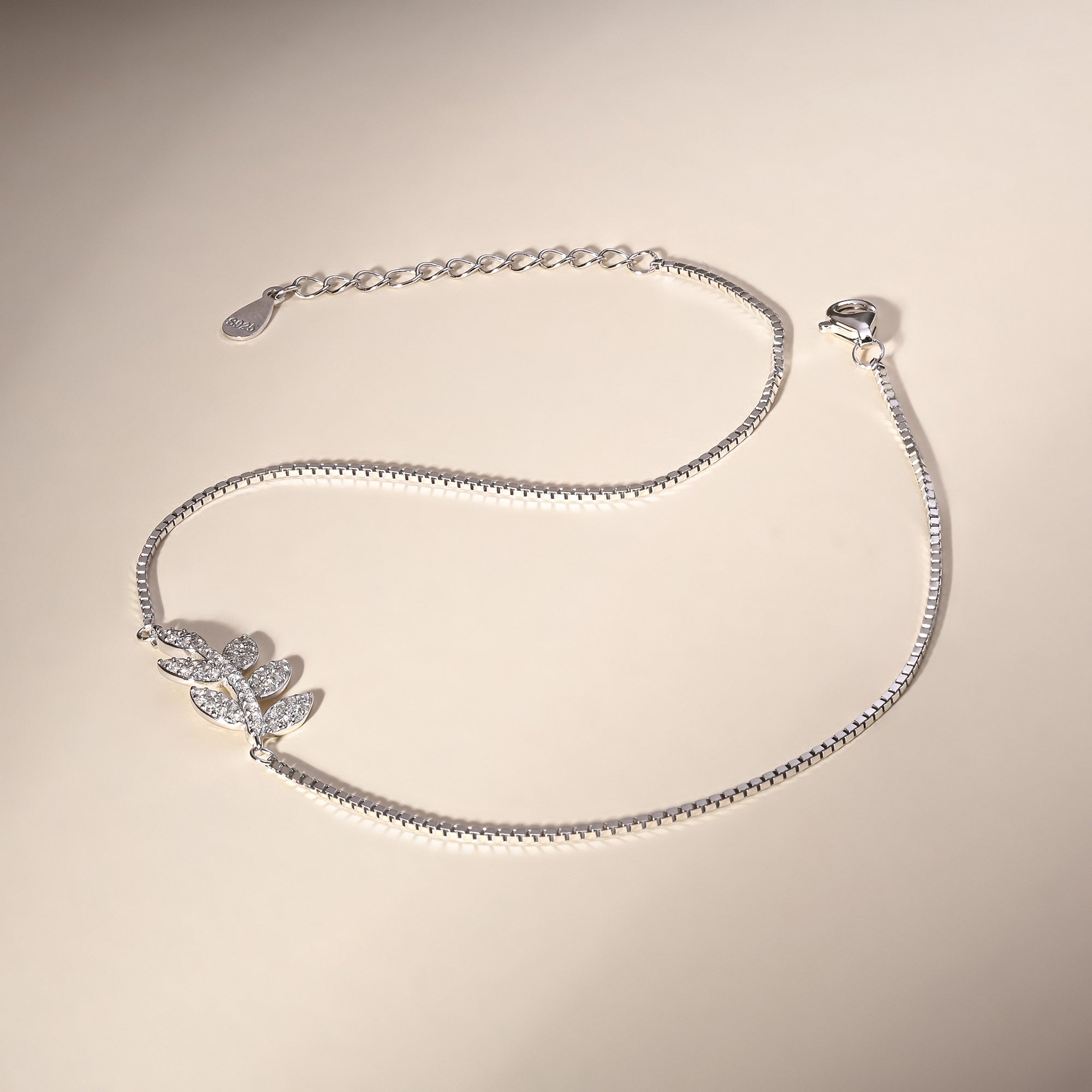 Stone Leaf Anklet