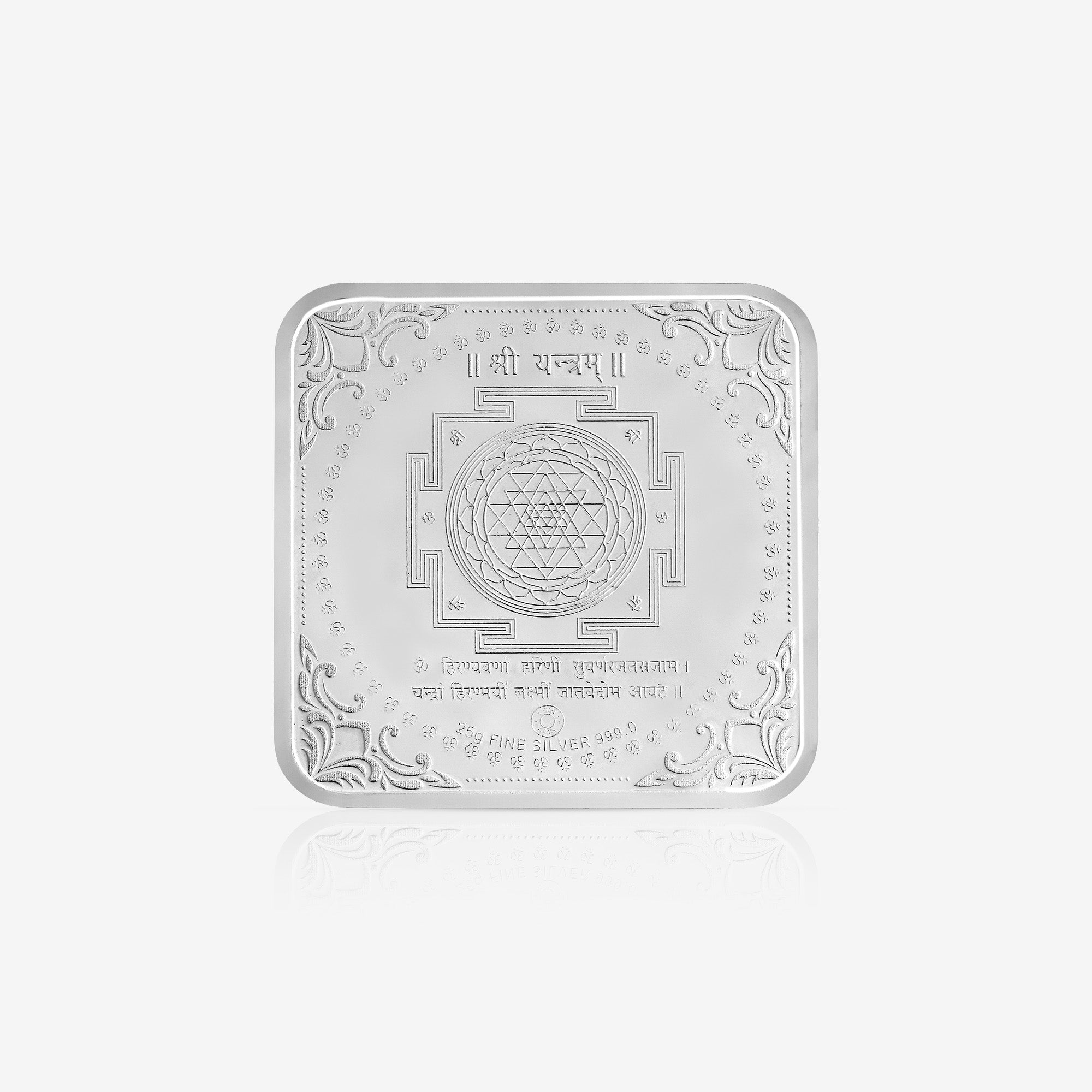 Pure 999 Silver 25g Lakshmi Ganesh Coin