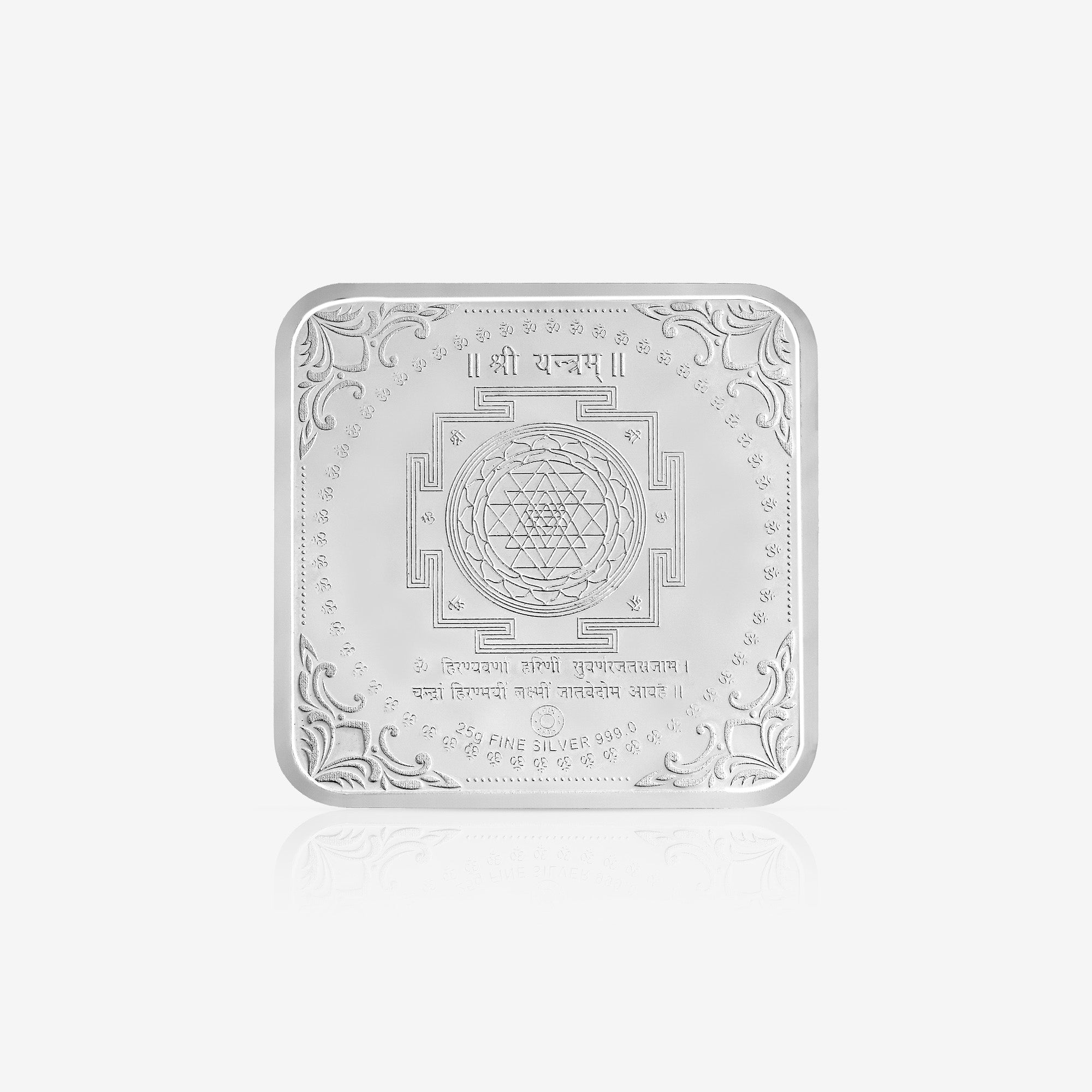 Pure 999 Silver 25g Lakshmi Ganesh Coin