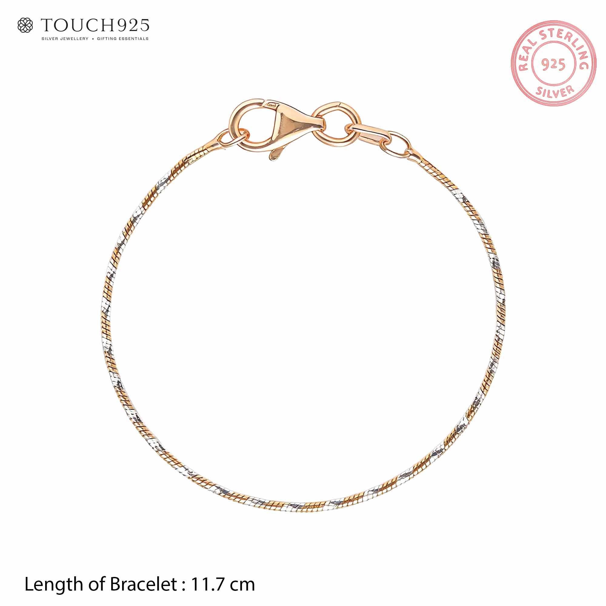 Twirl Rose Gold Kids Rakhi