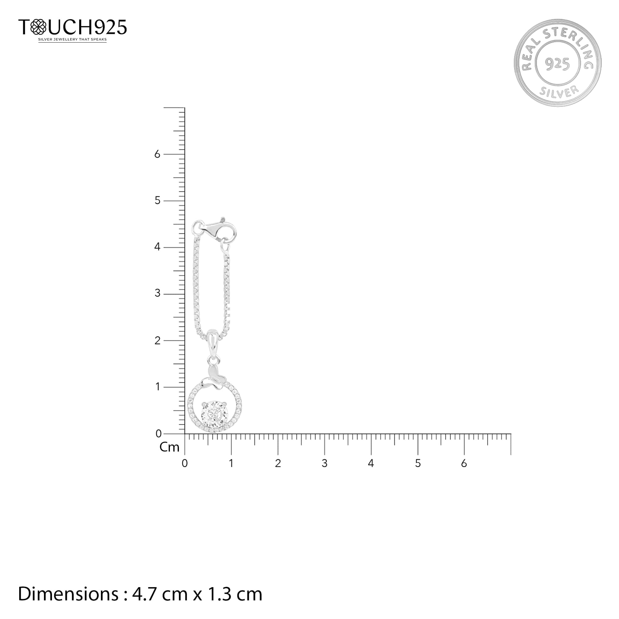 Eye Ball Butterfly Charm
