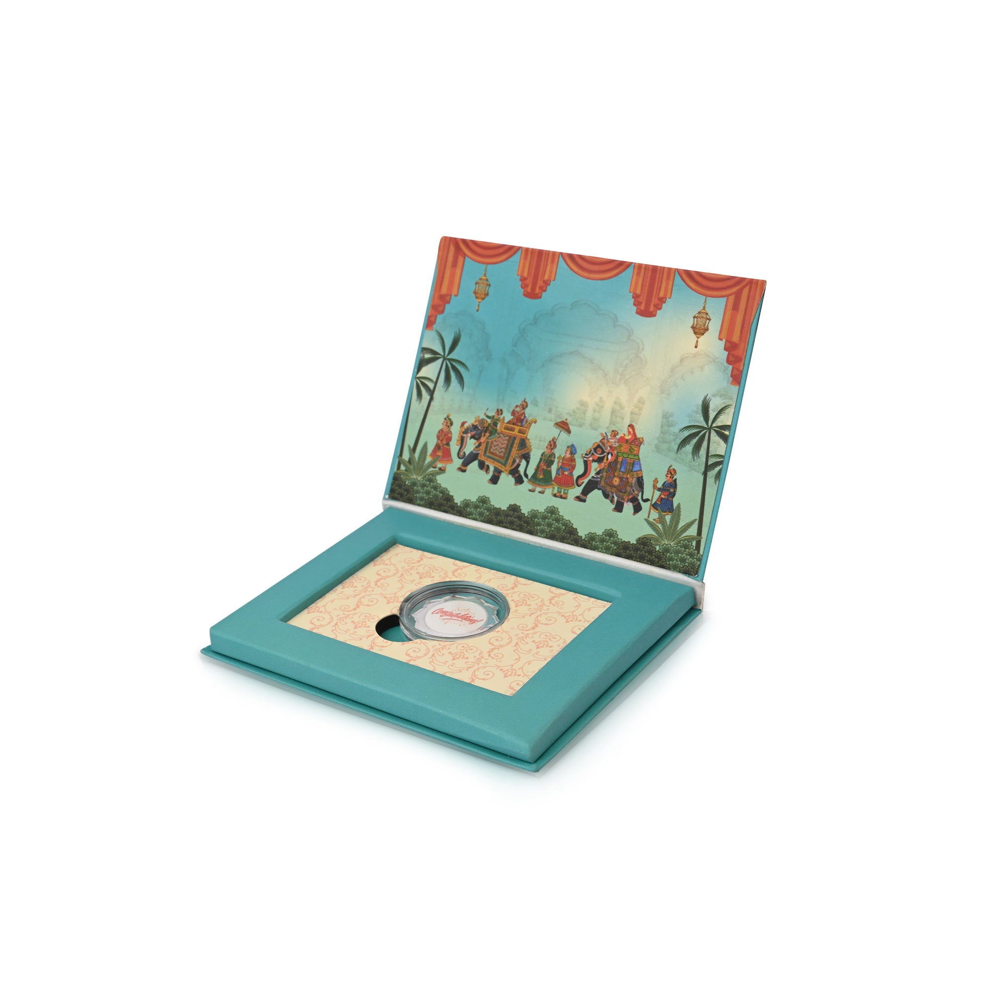 Congratulations 999 Silver Coin Box