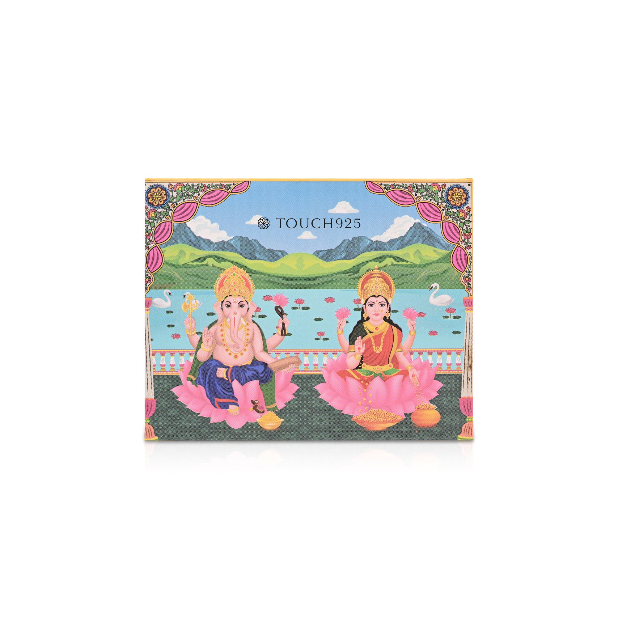 999 Silver Lakshmi Ganesha Coin Box