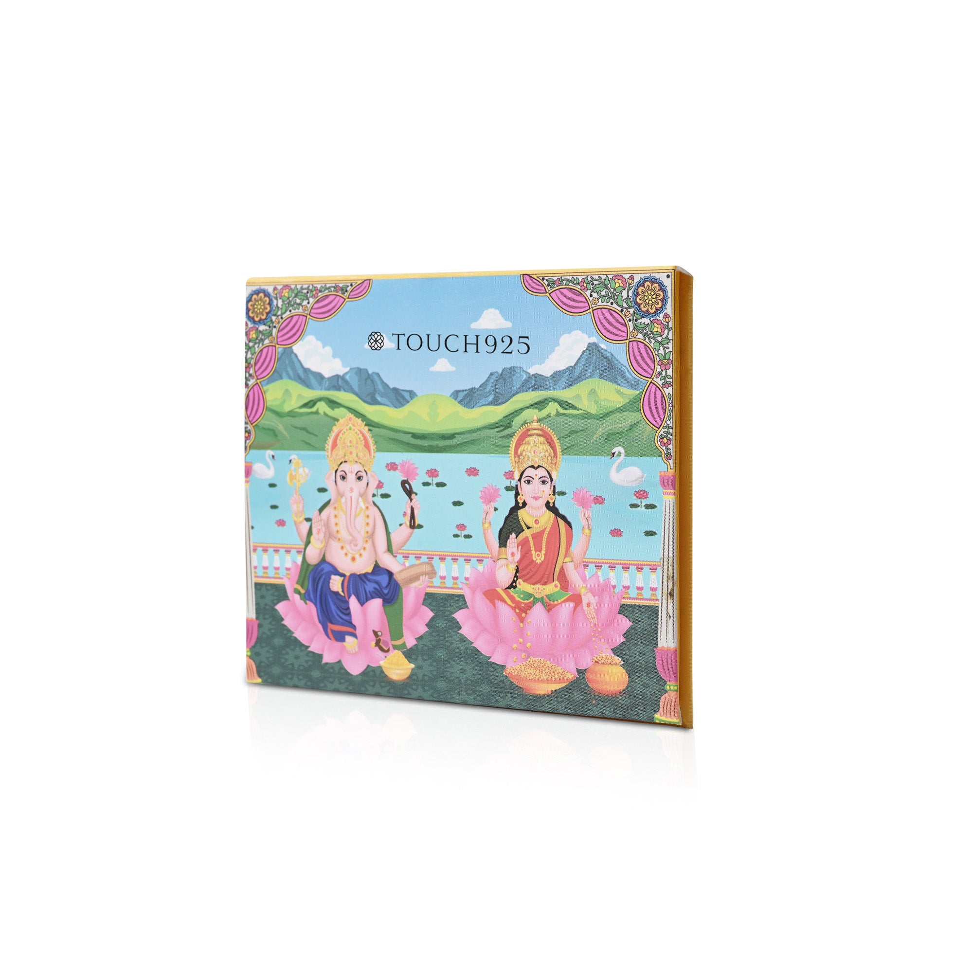 999 Silver Lakshmi Ganesha Coin Box