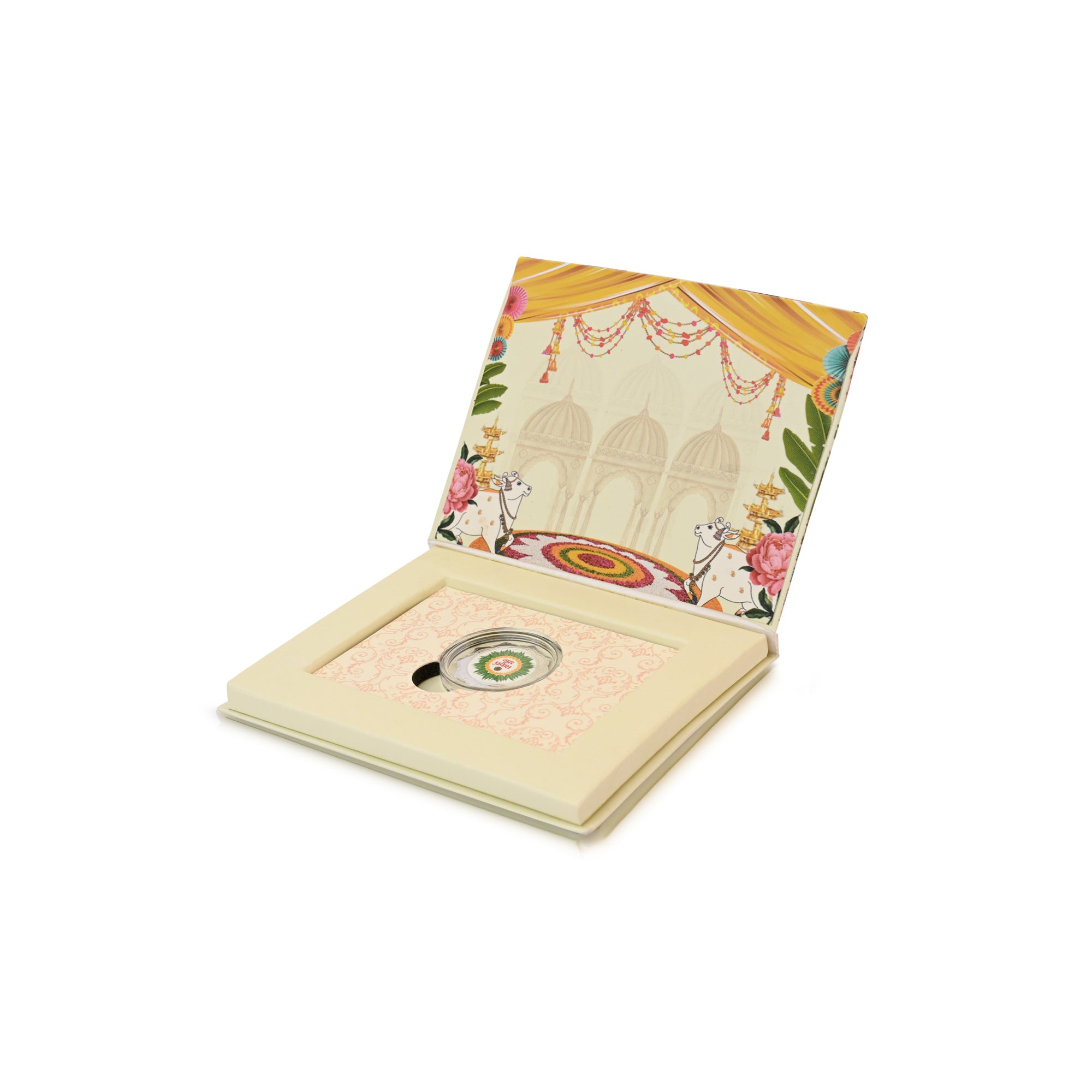 Griha Pravesh 999 Silver Coin Box