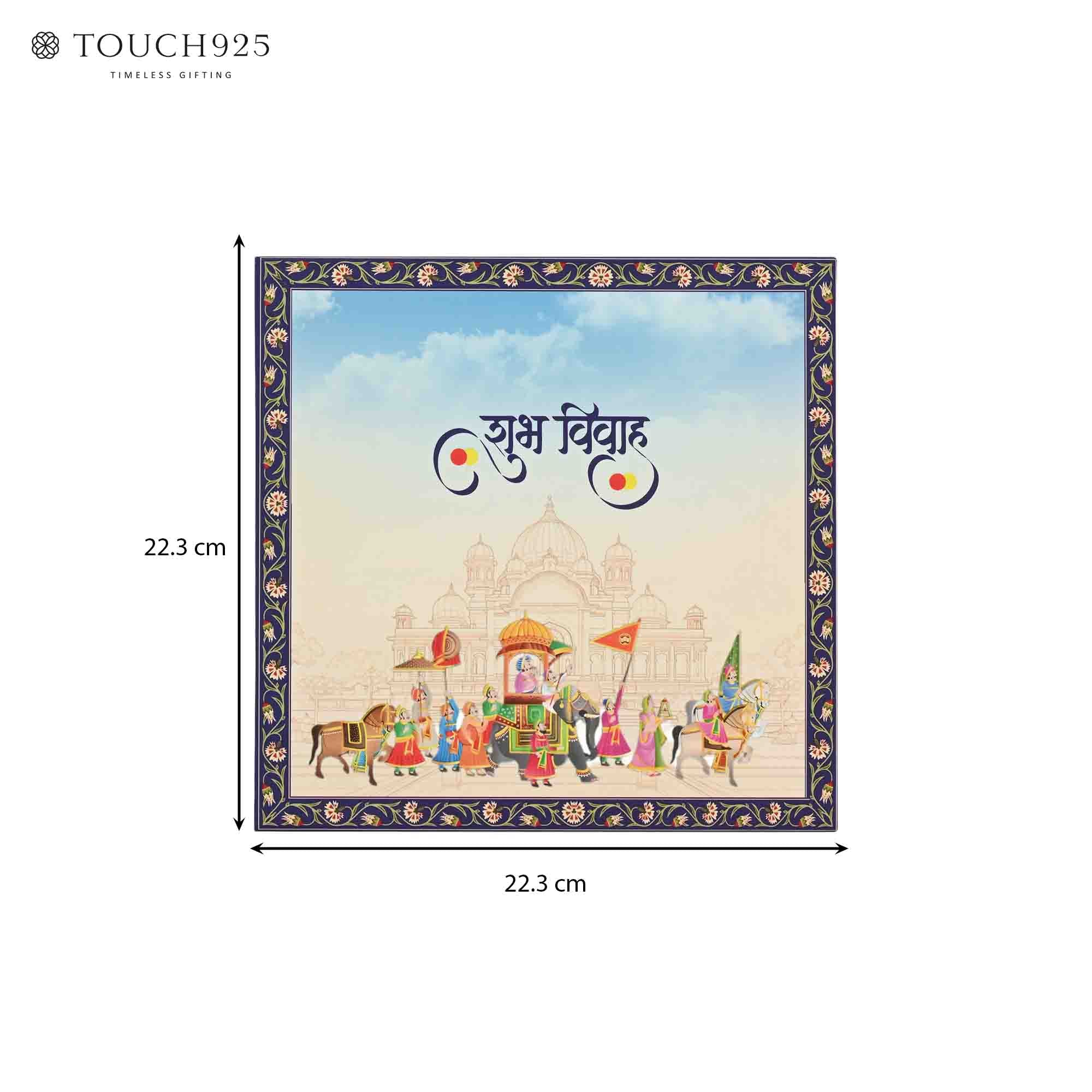 Pure 999 Silver Shubh Vivah Coin Box (9 Coins)