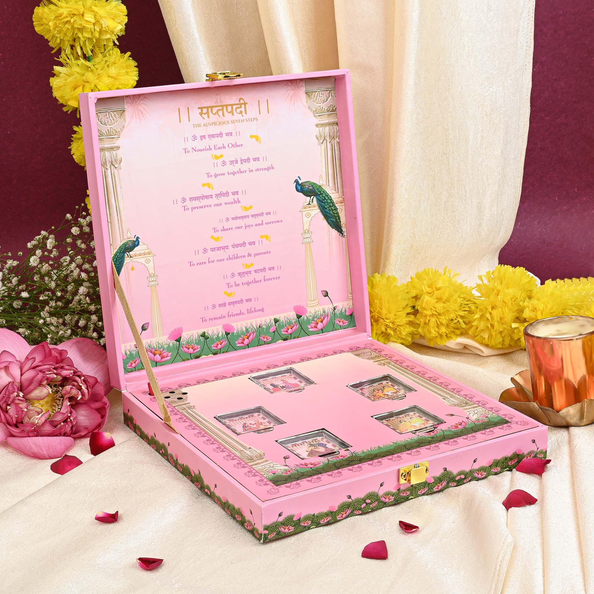 Rasam-Riwaaz 999 Silver Coin Gift Box (5 Coins)