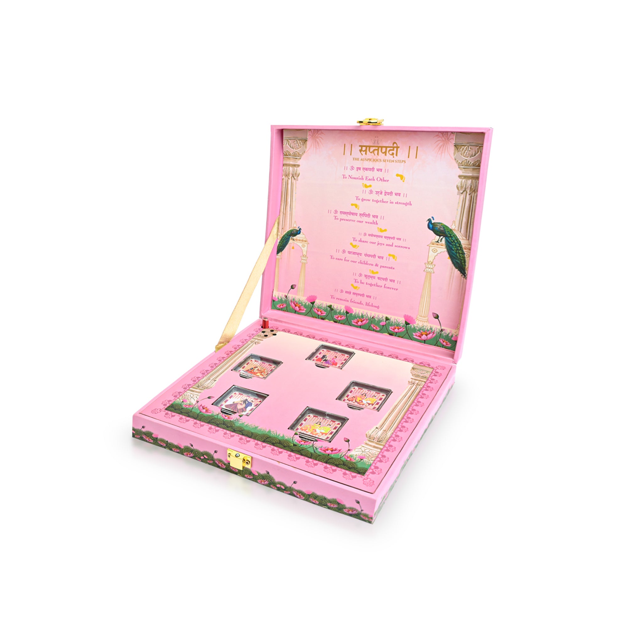 Rasam-Riwaaz 999 Silver Coin Gift Box (5 Coins)