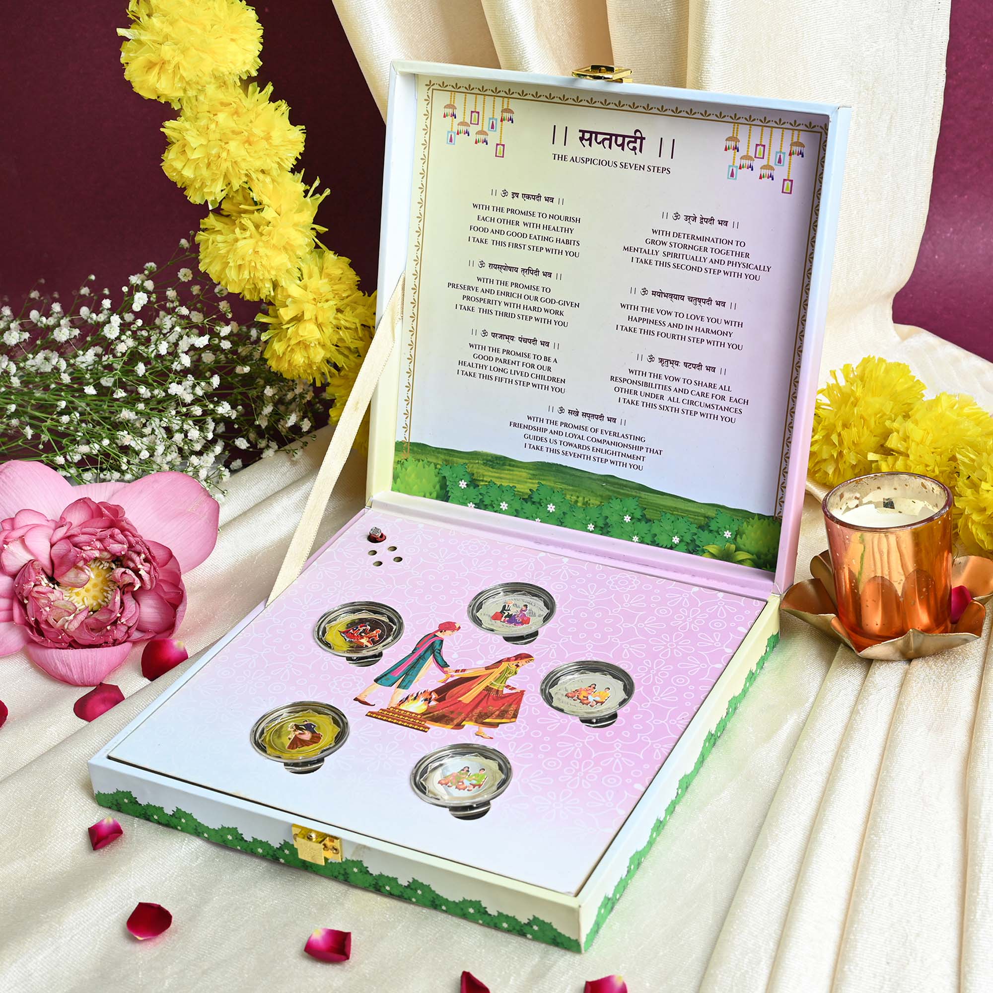 Shubh Vivah 999 Silver Coin Collection (5 Coins)