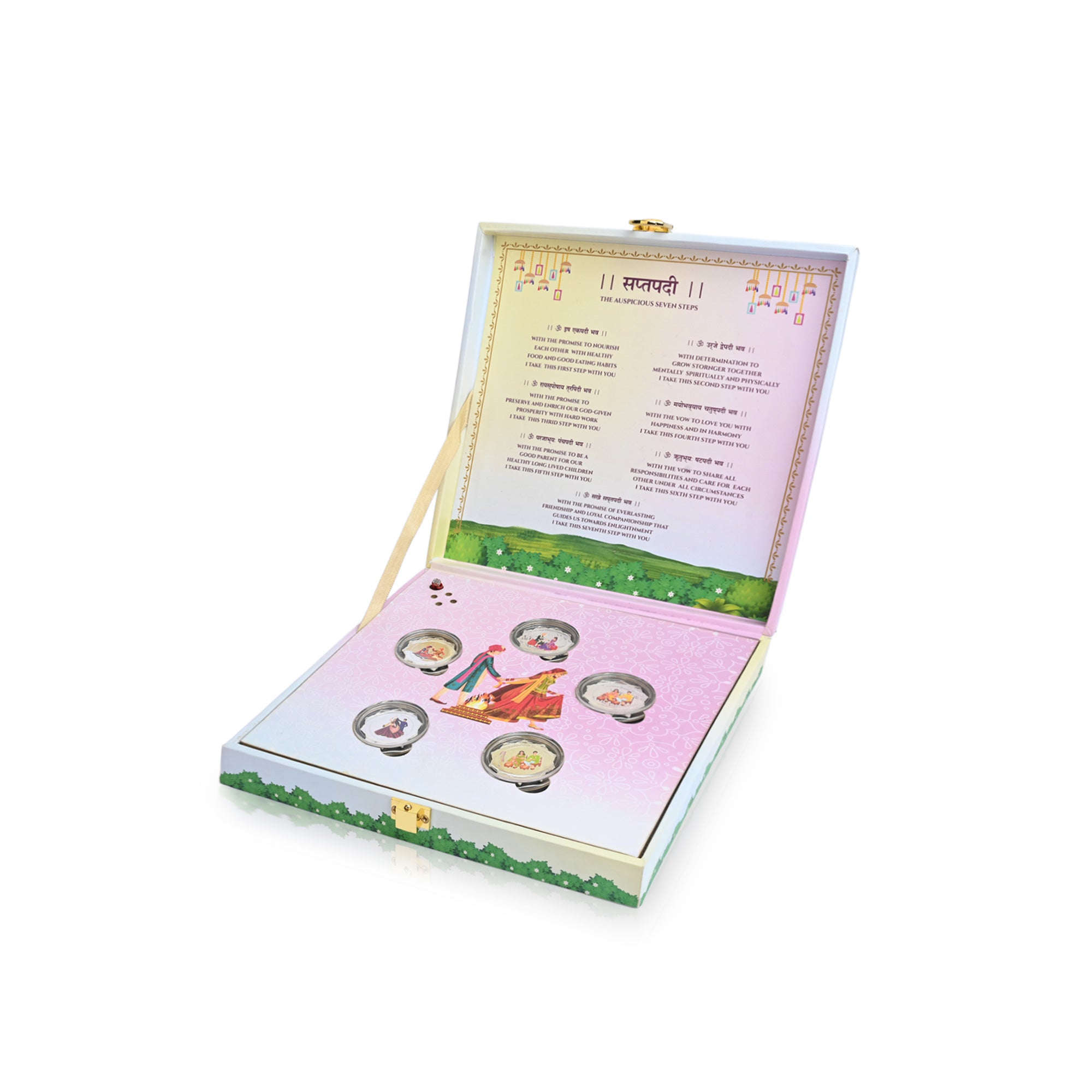 Shubh Vivah 999 Silver Coin Collection (5 Coins)