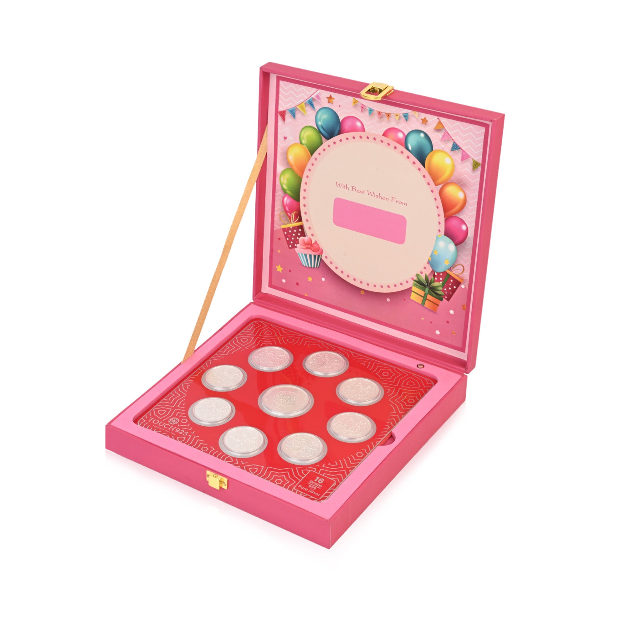 Happy Birthday 999 Silver Coin Box (9 Coins)