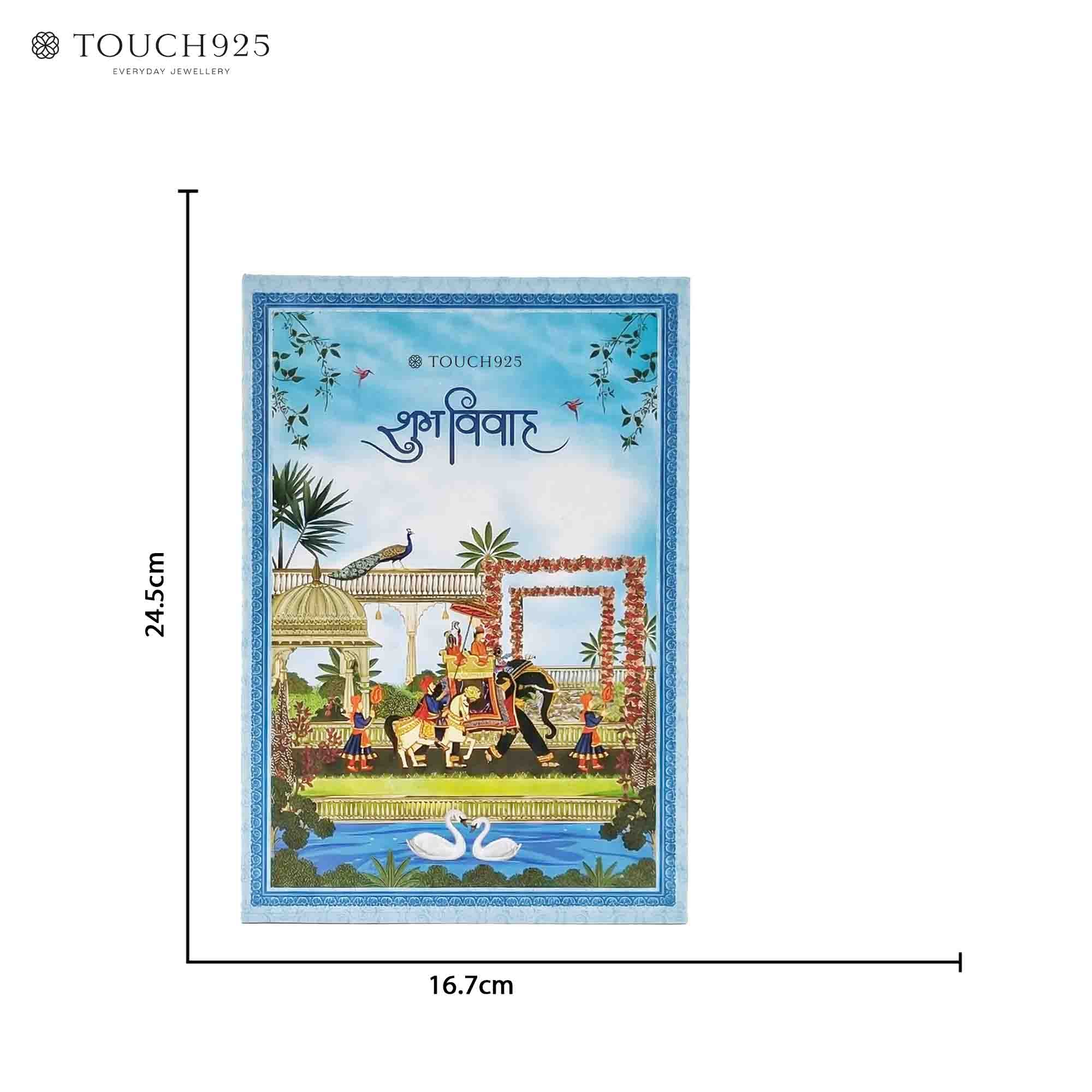 Satya Padi Wedding 999 Silver Coin Box (5 Coins)