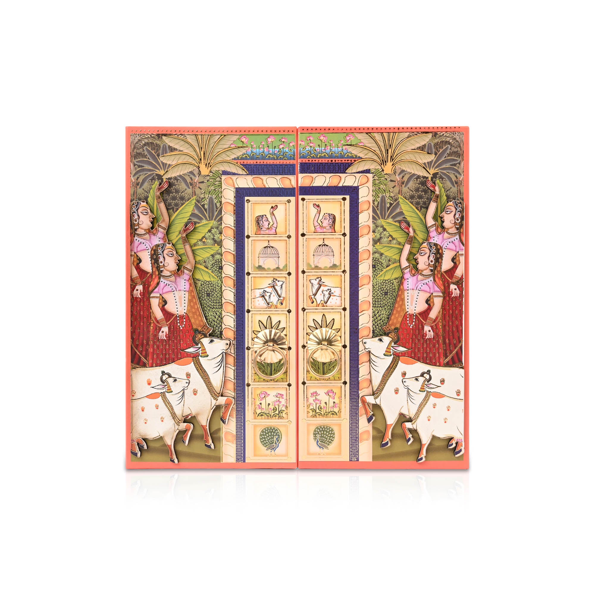 Radha Krishna 999 Silver Coin Box