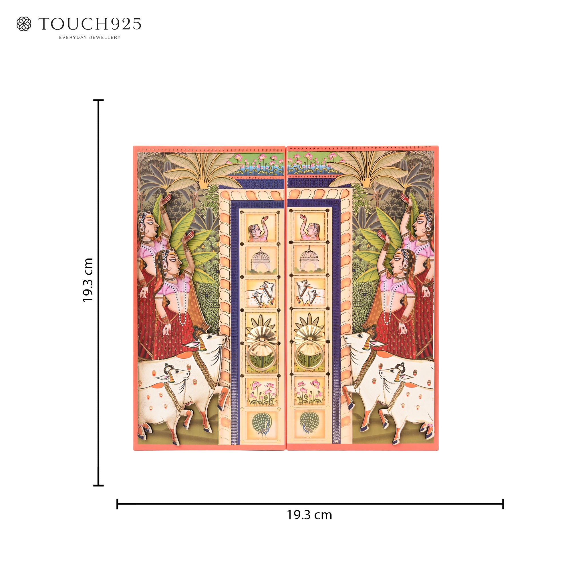 Radha Krishna 999 Silver Coin Box