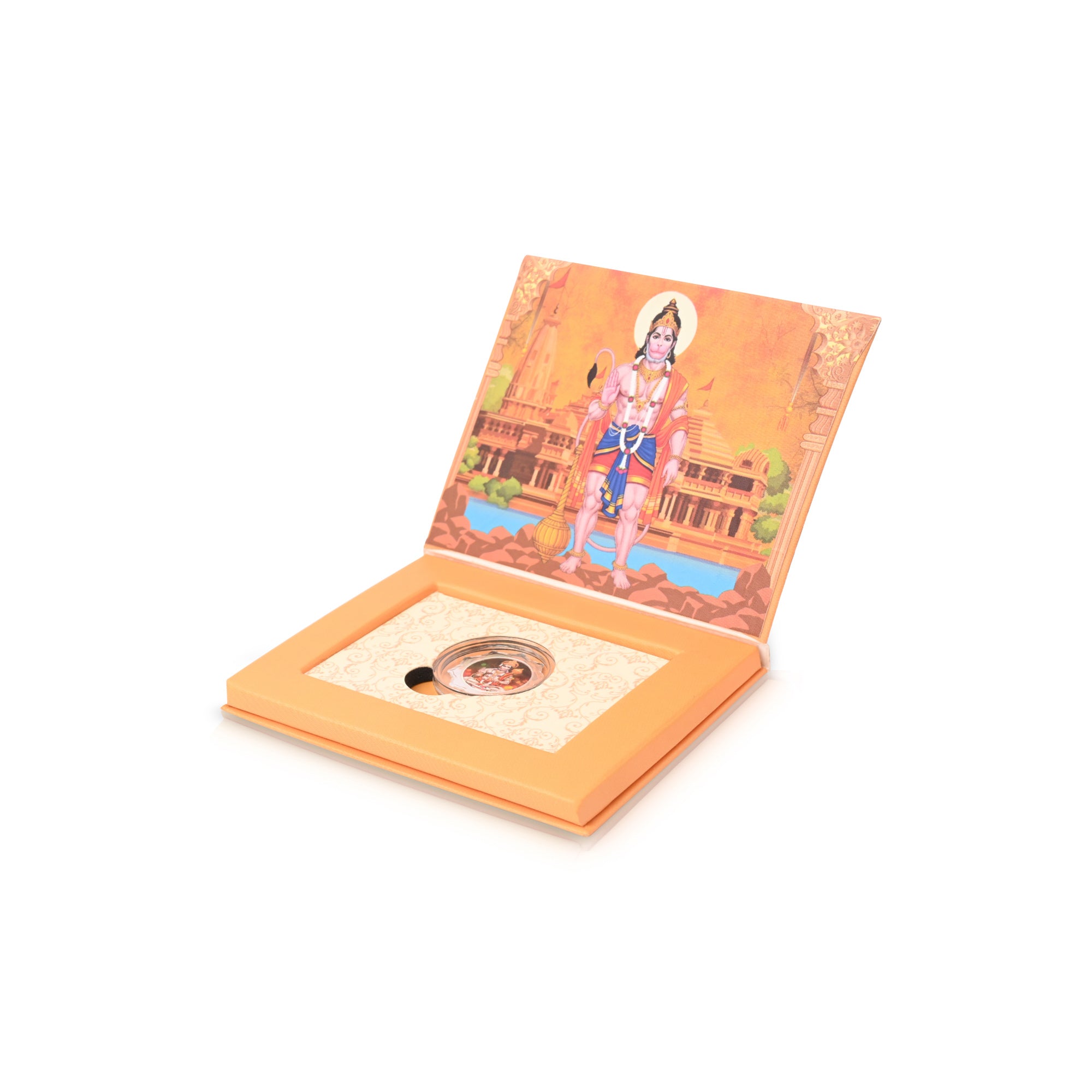 Hanuman Ji 999 Silver Coin Box
