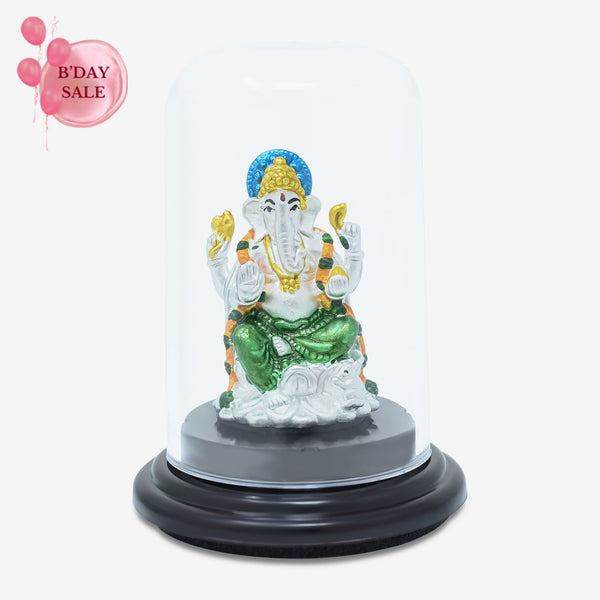 999 Silver Sacred Ganesha Idol - Touch925