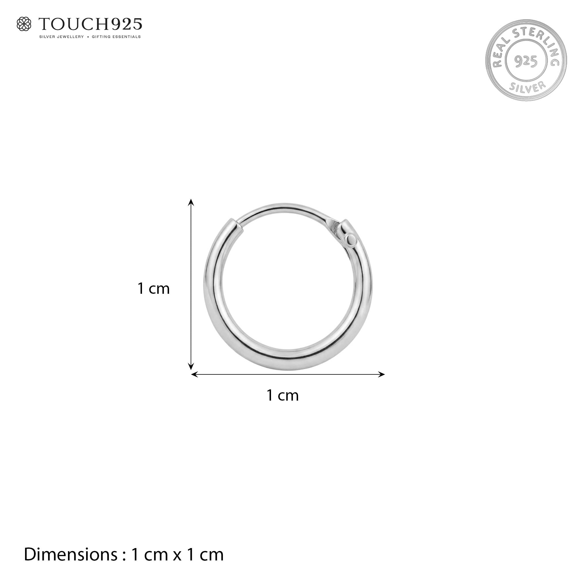 Minimalist Slim Hoop Earring