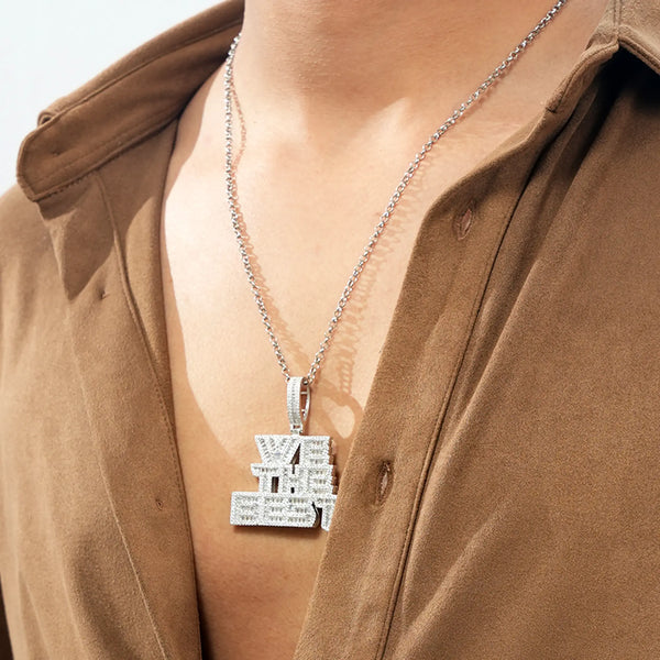 We The Best Silver Pendant