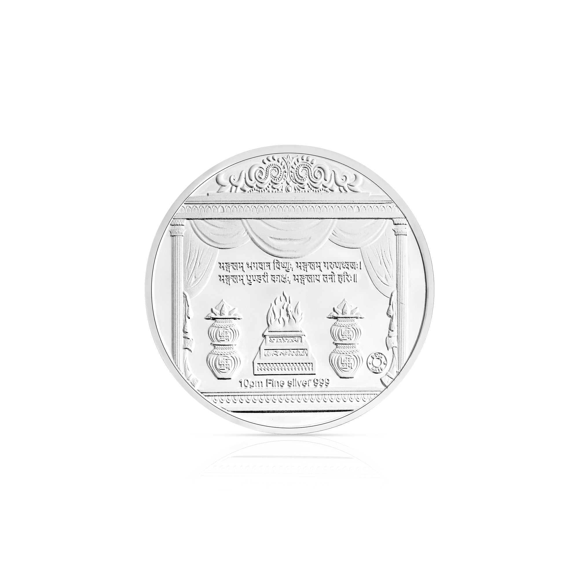 Pure 999 Silver 10g Mehendi Ceremony Coin