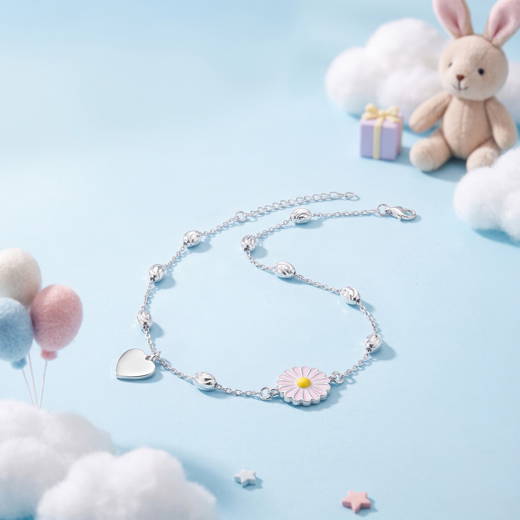 Daisy & Heart Kids Rakhi