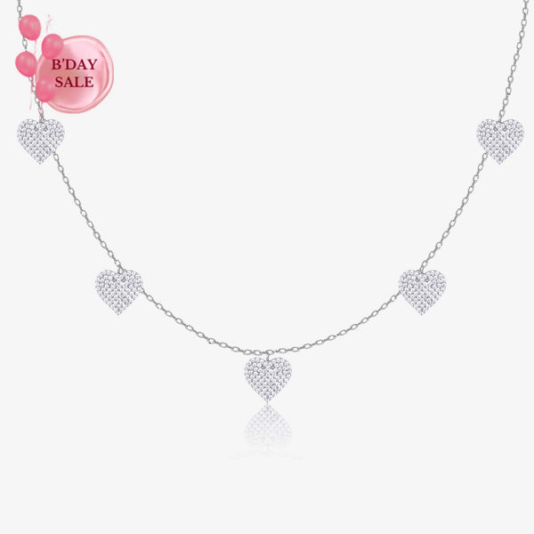 Minimal String Hearts Chain Locket - Touch925