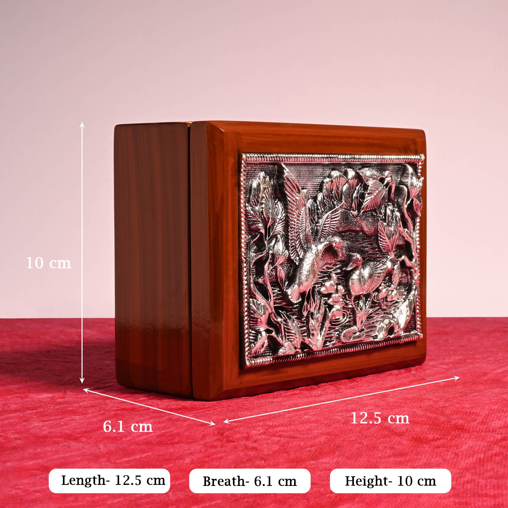999 Silver Motif Dry Fruits Box