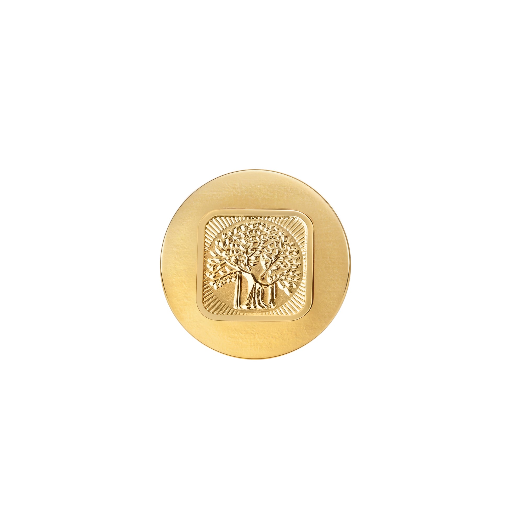 24K 999 Pure Gold Kalpavriksha Tree Gifting Coin (25 mg)