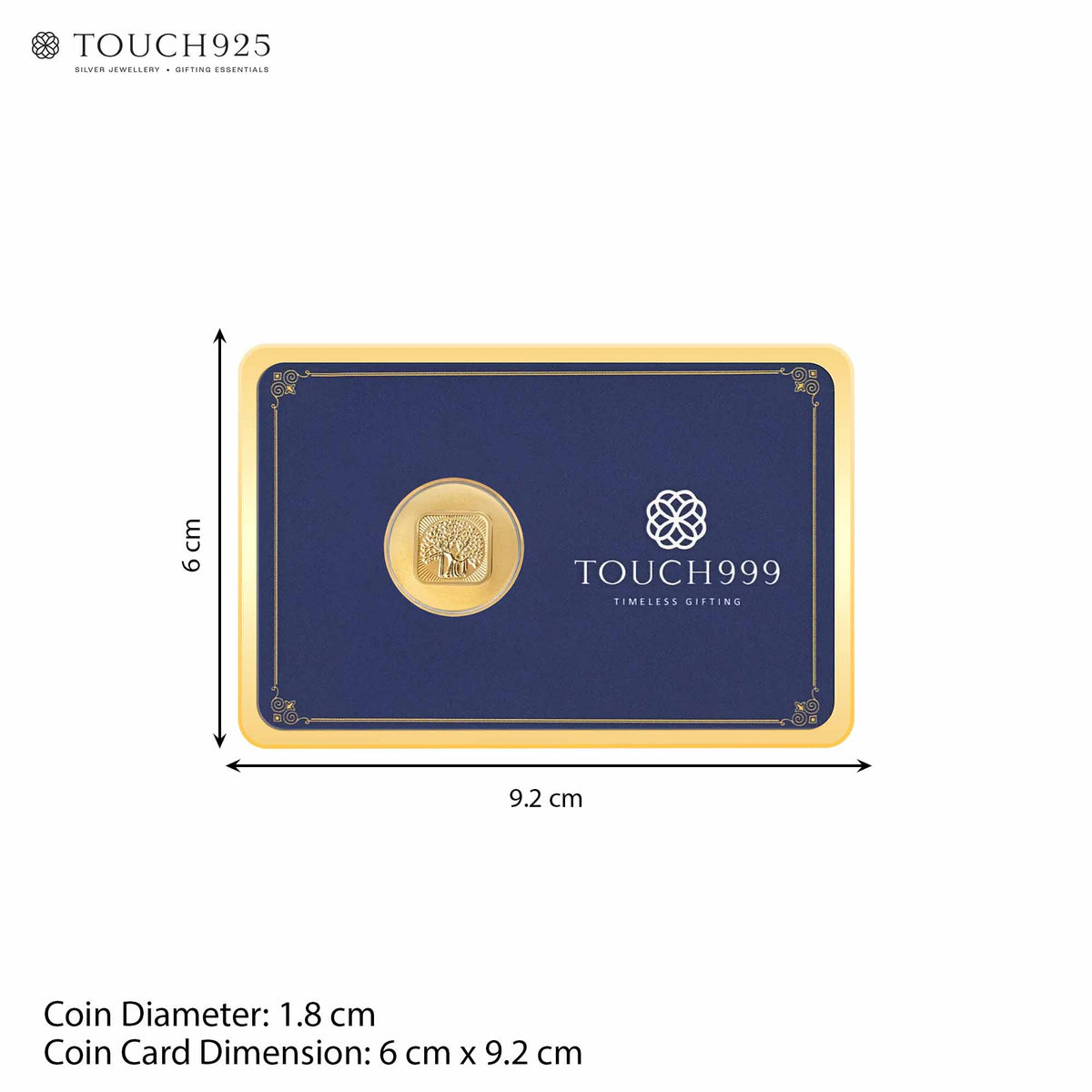 24K 999 Pure Gold Kalpavriksha Tree Gifting Coin (25 mg)